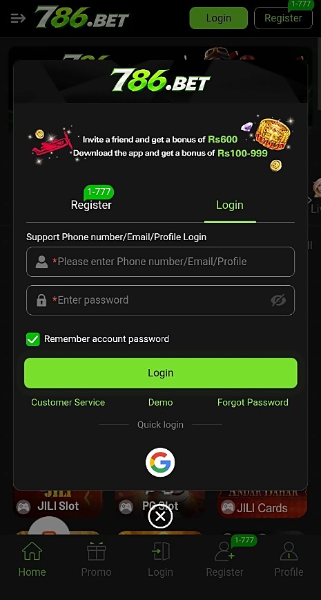 786.BET Gme Download APK 2026