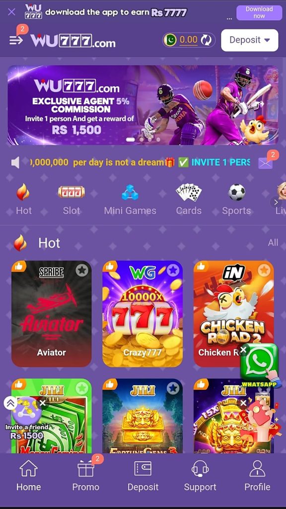 WU777 Game Download APK 2026